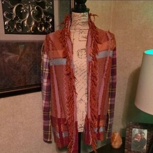BKE Gimmicks Open Front Cardigan Sweater Women's Medium Euc
